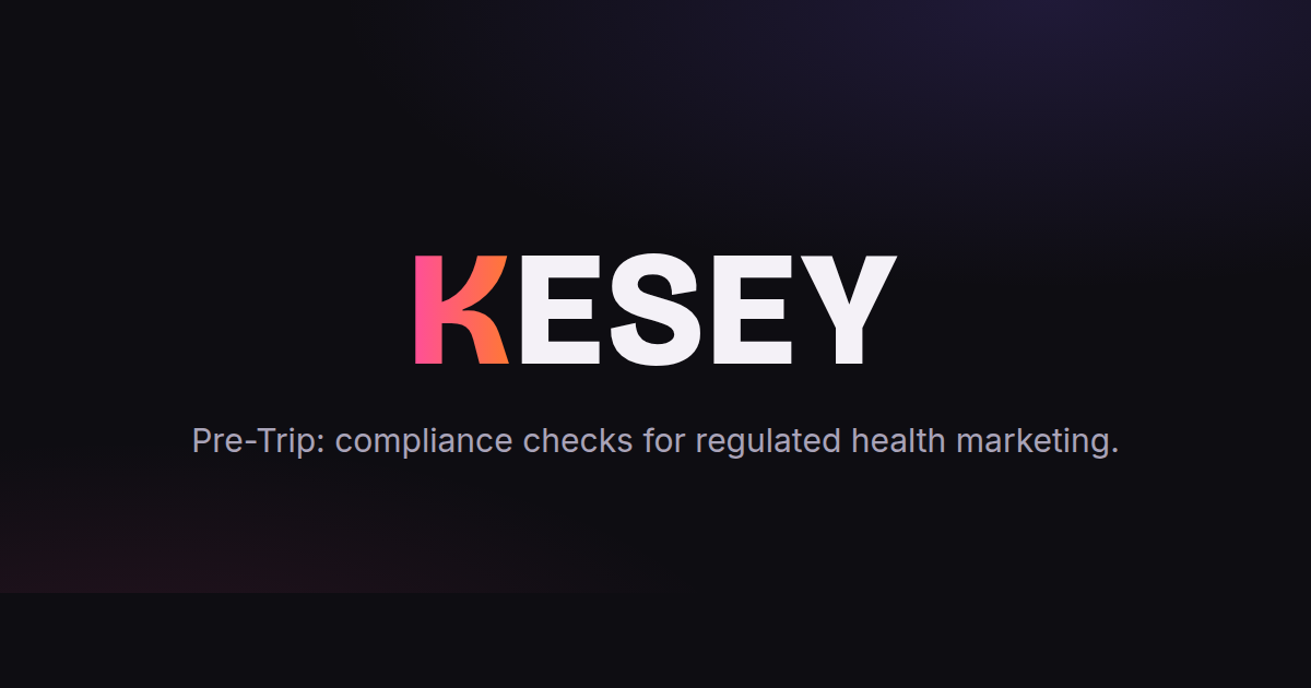 Screenshot of kesey.agency